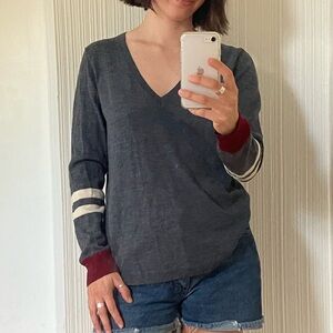 Madewell varsity vibes sweater